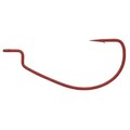 Gamakatsu EWG Worm Hook - Size 1/0, Offset Shank, Extra Wide Gap, Needle Point, NS Black (6 Per Pack) - View #7